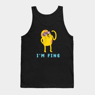 Adventure time I'm fine Tank Top